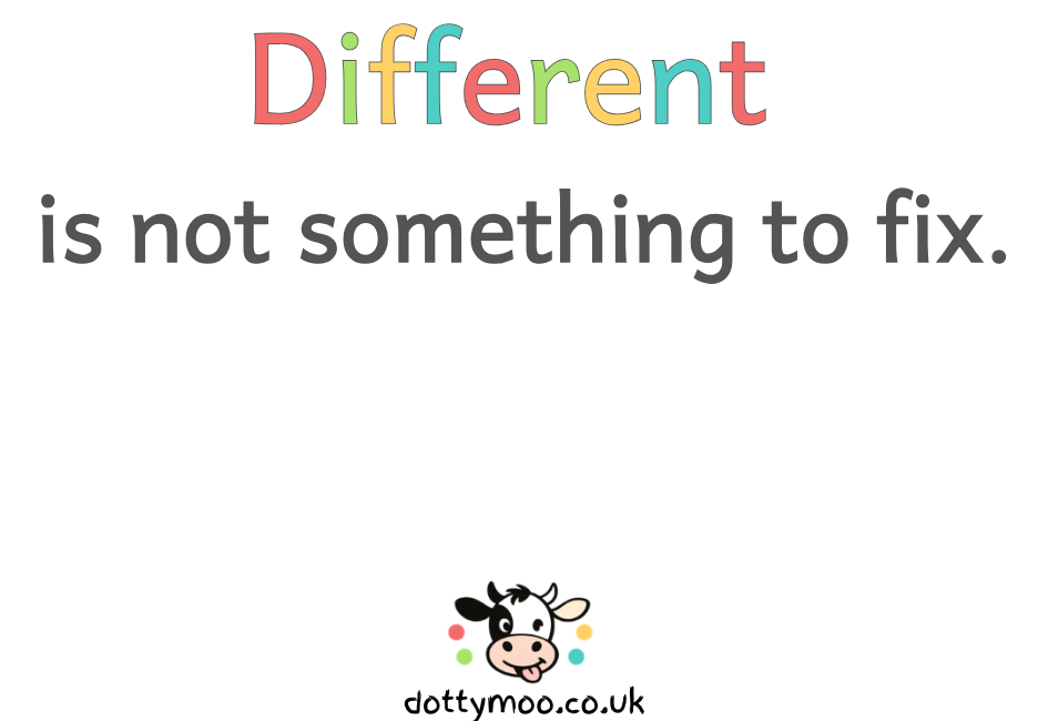 Design B5 Different is not something to fix