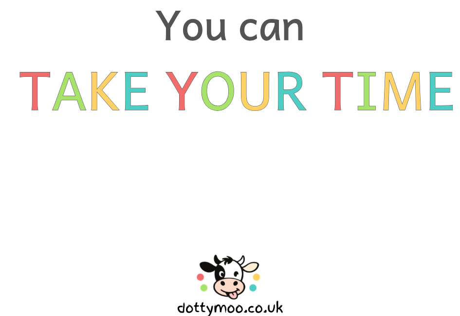 Design D3 Take your time