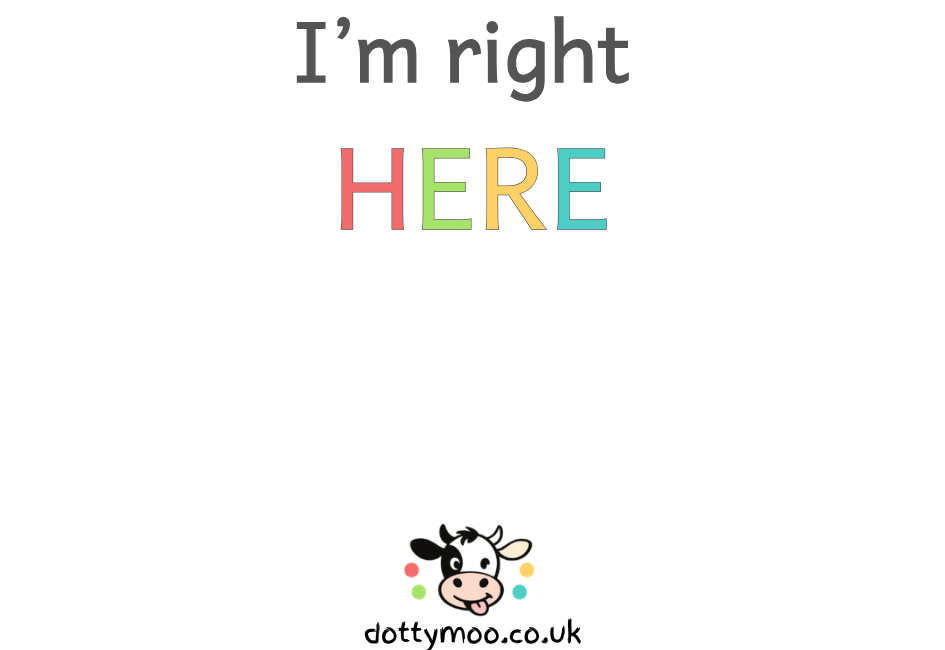 Design D5 I'm right HERE