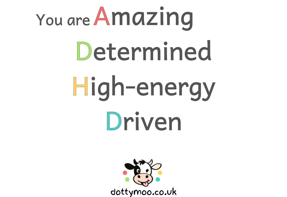 Design E2 You are Amazing Determined High-energy Driven