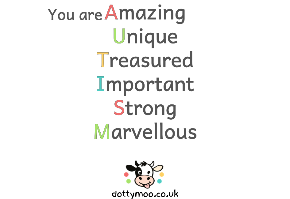 Design E3 You are Amazing Unique Treasured Important Strong Marvellous