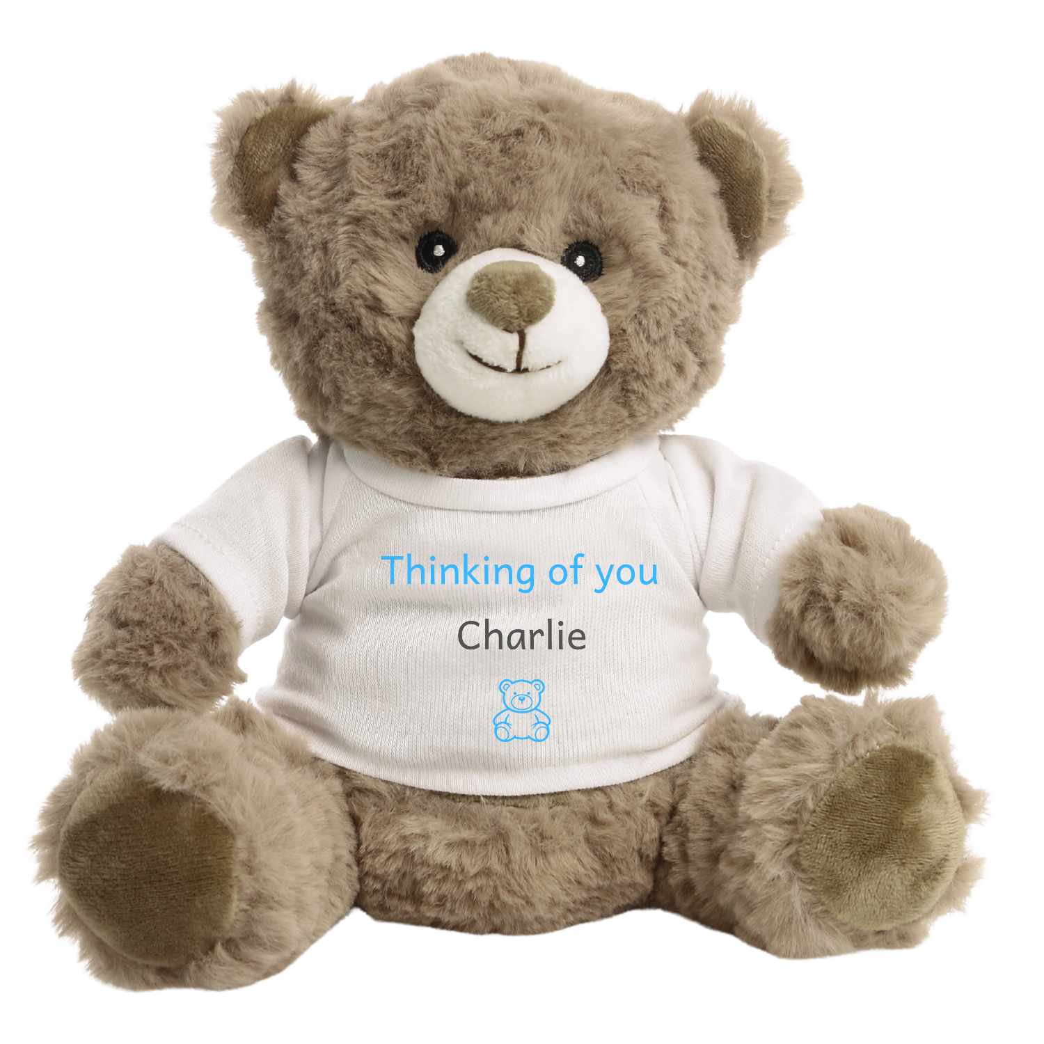 Get well soon design on eco bear